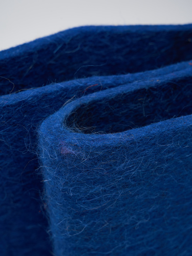 Валенки женские синие с прозрачными галошами (500Ж-СП) фото 4