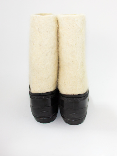 Валенки детские белые с черными галошами (001Д-СЧ) фото 5 Валенки детские белые с черными галошами (001Д-СЧ) фото 5