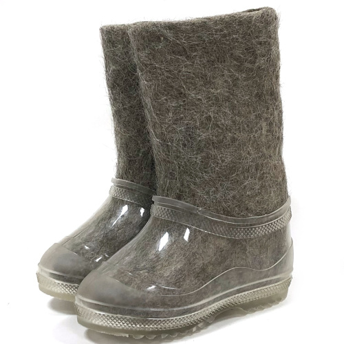 Валенки серые с галошами (200Д-СП)