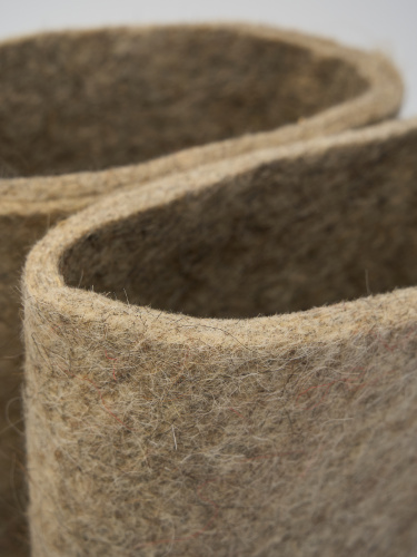 Валенки серые мужские с черными галошами (200М-СЧ) фото 5