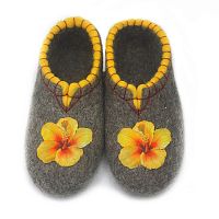 Тапочки женские "Желтый гибискус" (Т391)