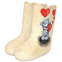 Валенки "Мишка Валентин" (0125А)
