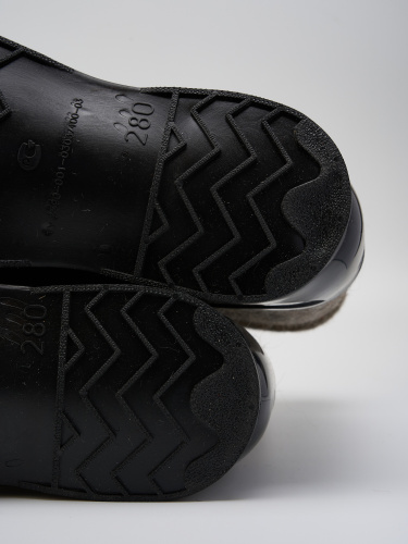 Полуваленки серые женские с черными галошами (200КЖ-СЧ) фото 6