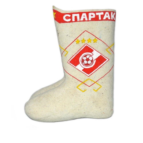 Валенки из натурального войлока высокие подарочные "Спартак" (020А) фото 9