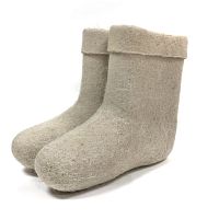 Полуваленки зимние белые натуральные ручной валки(001КМ)