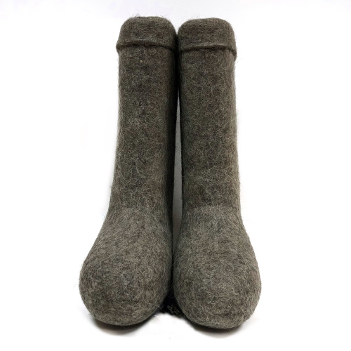 Валенки натуральные ручной валки серые (200М) фото 4