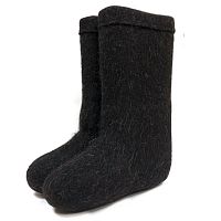 Валенки черные натуральные (100НМ)