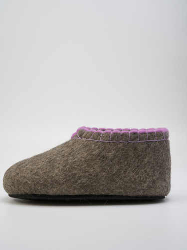 Тапочки женские с фиолетовой обшивкой (Т333) фото 9 Тапочки женские с фиолетовой обшивкой (Т333) фото 9