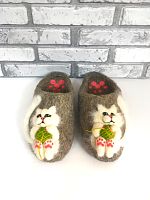 Тапочки женские "Белый котенок" (Т318Н)