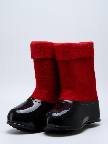 Полуваленки мужские красные с черными галошами (400КМ-СЧ) Полуваленки мужские красные с черными галошами (400КМ-СЧ)